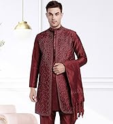 mens kurta pajama set red