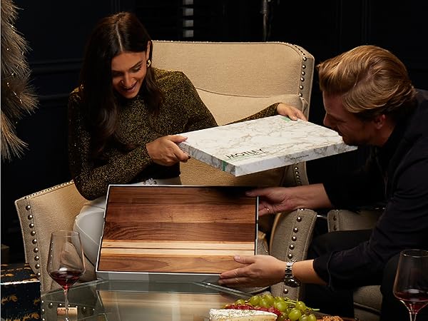 Gift box included with every board, perfect for birthdays, weddings, anniversaries, housewarming.