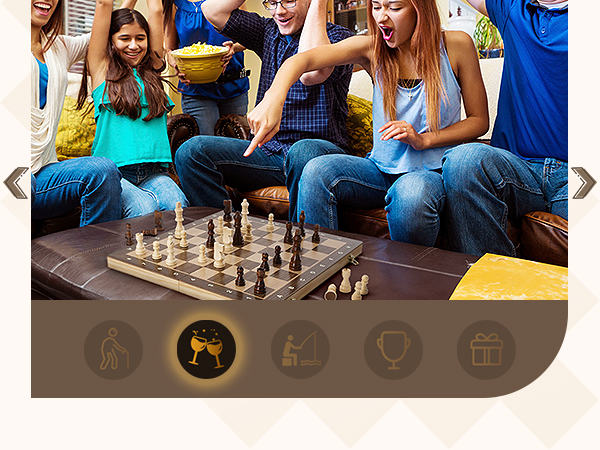 Chess Set | Wooden Magnetic Chess Board