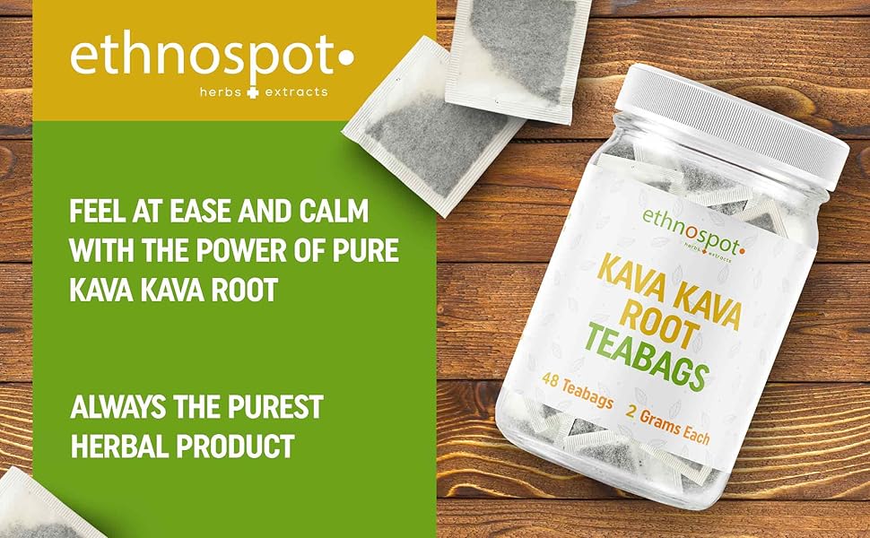 Kava Kava Root Teabags Pure Kava Kava Tea 100 Natural Herbal Tea