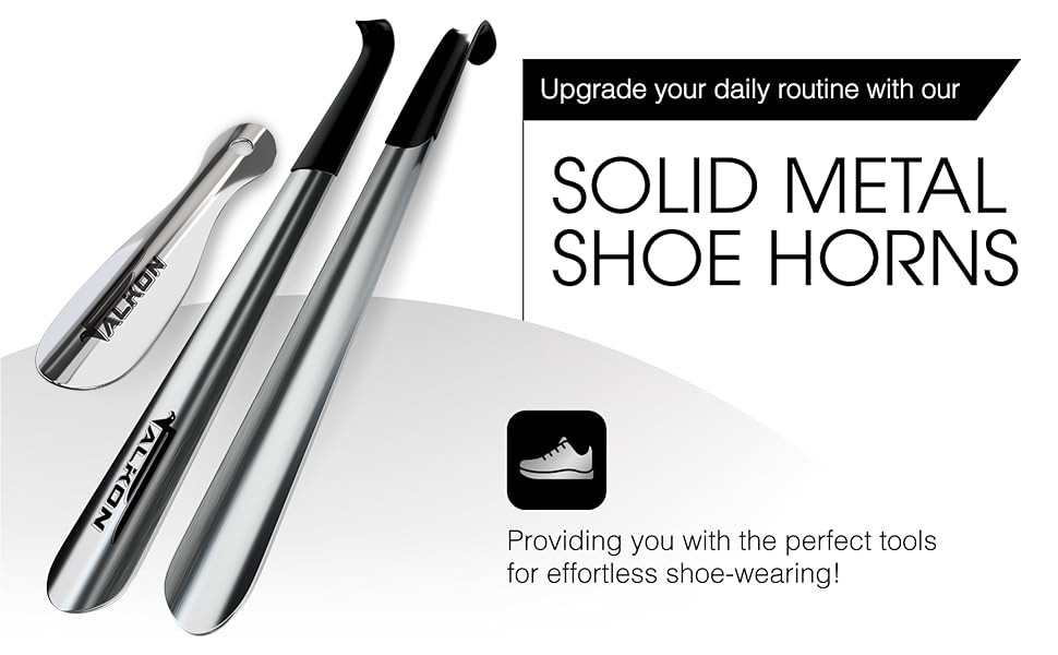 solid metal shoe horns