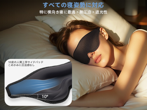 Amazon.co.jp: 【睡眠医学専門医 開発】2025年の革新アイマスク