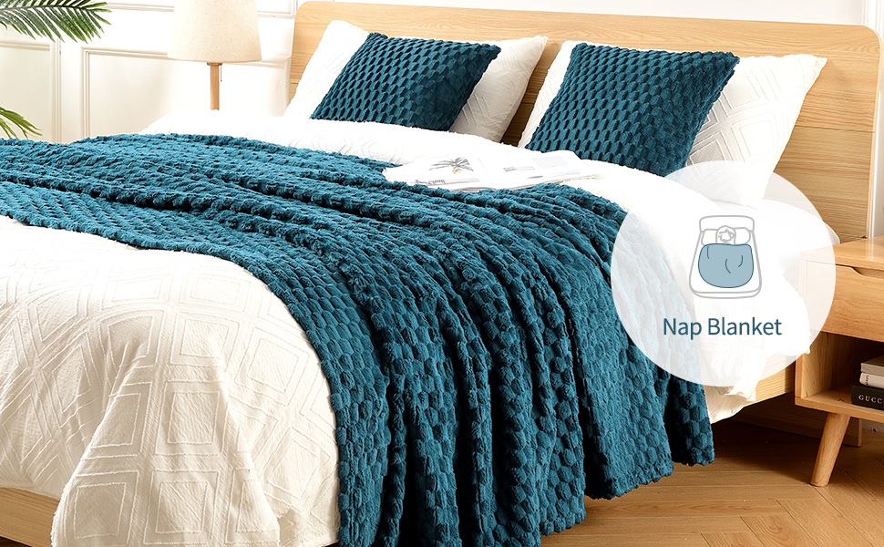 FY FIBER HOUSE Fleece Throw Blanket for Couch 300GMS Super Soft Plush Fuzzy Blankets