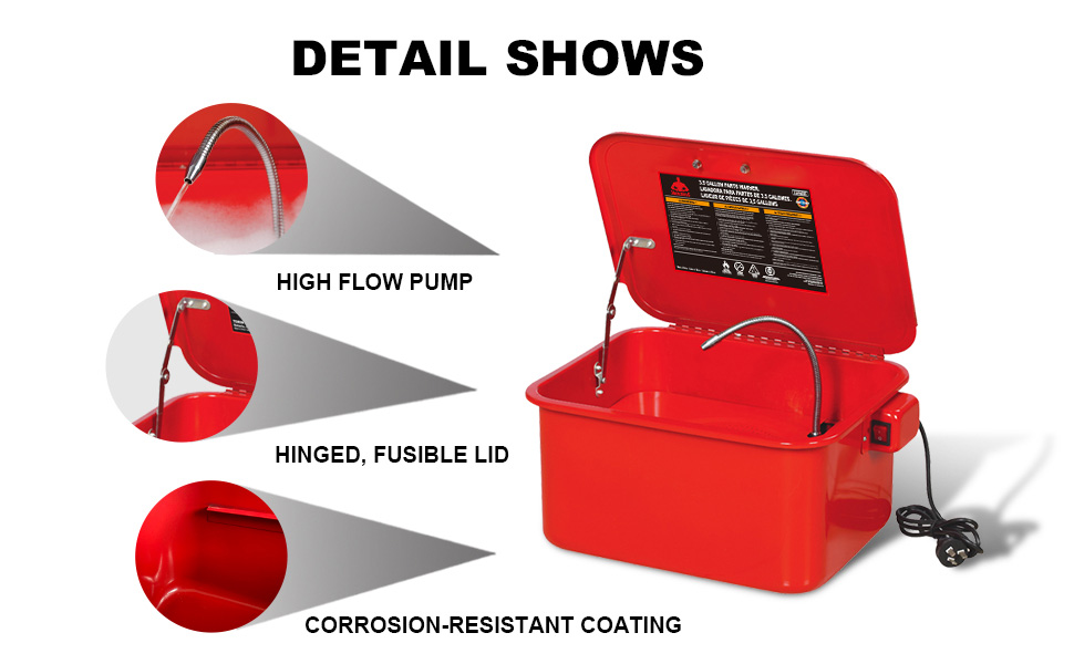 JACK BOSS Parts Washer