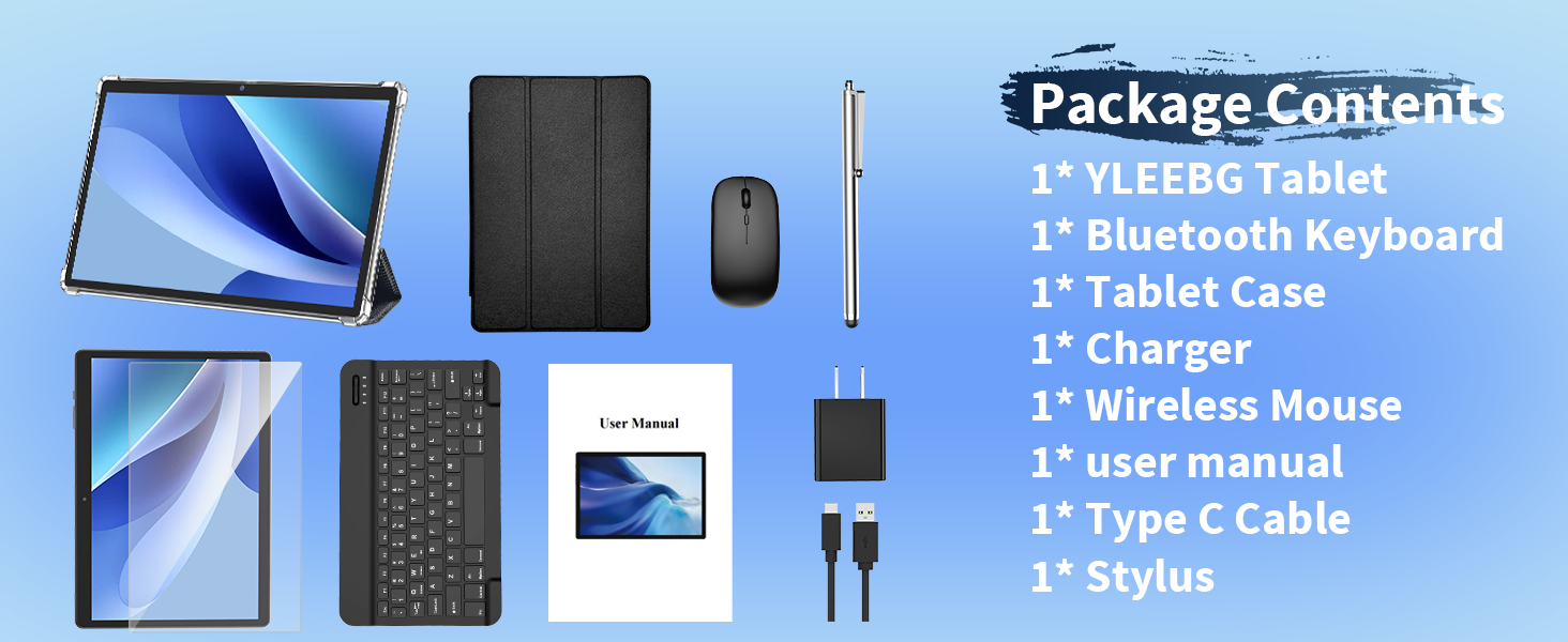 tablet with keyboard bundle