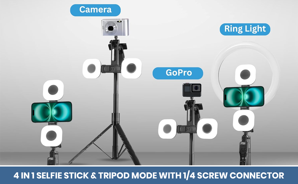 SPN-JGSP Portable Tripod with Bluetooth Remote-