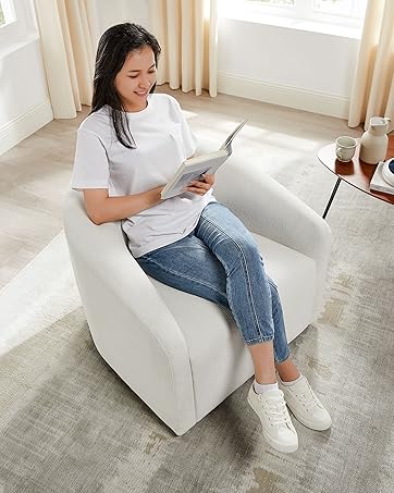 Swivel Barrel Chair