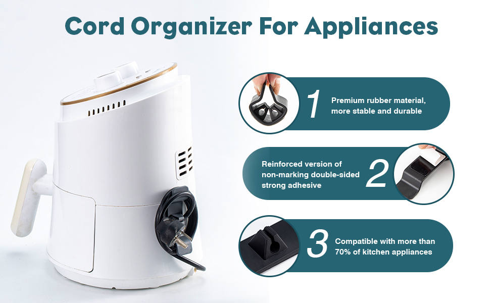 20 Pack Cord Organizer Kitchen Appliance Cord Winder with
