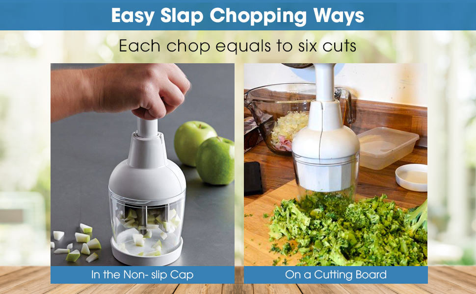Manual Food Chopper Hand Choppers for Vegetables Onions