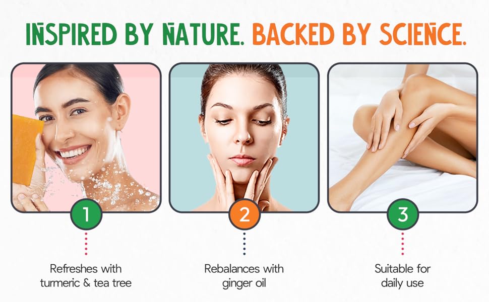 Turmeric, Tea Tree & Ginger Calming Bar