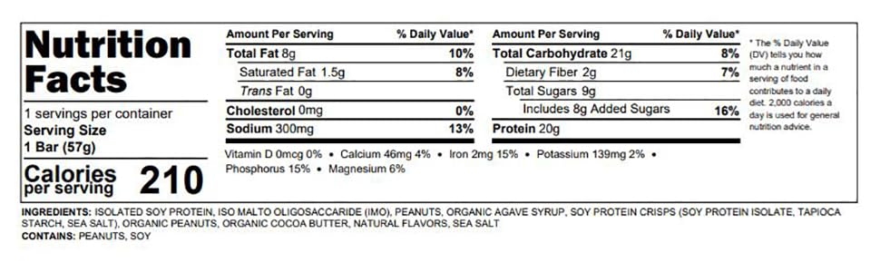 Nutrition Label