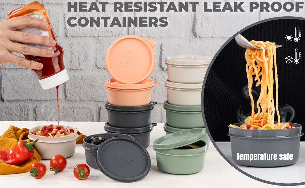Heat Resistant Leak Proof Containers