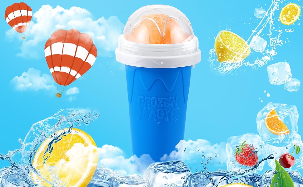 Tgosomt® Slushie Cup Maker Squeeze, DIY Quick Frozen Magic