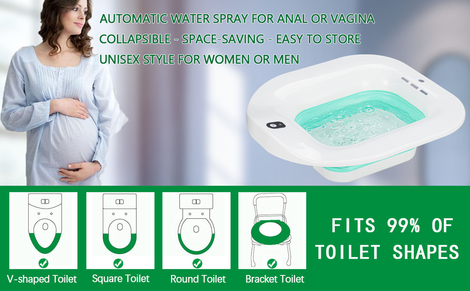 YYYSITZ Electric Sitz Bath, Sitz Bath for Hemorrhoids, Sitz