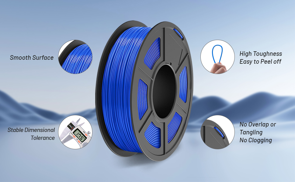 COLIDO Flexible TPU 3D Printer Filament Shore 95A, 500G