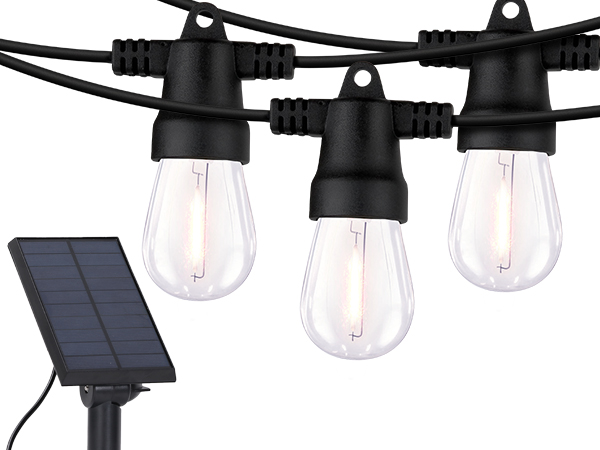 Brighte ELEKIBRUSH＋ Brightech Ambience Pro Solar String Lights for Outside