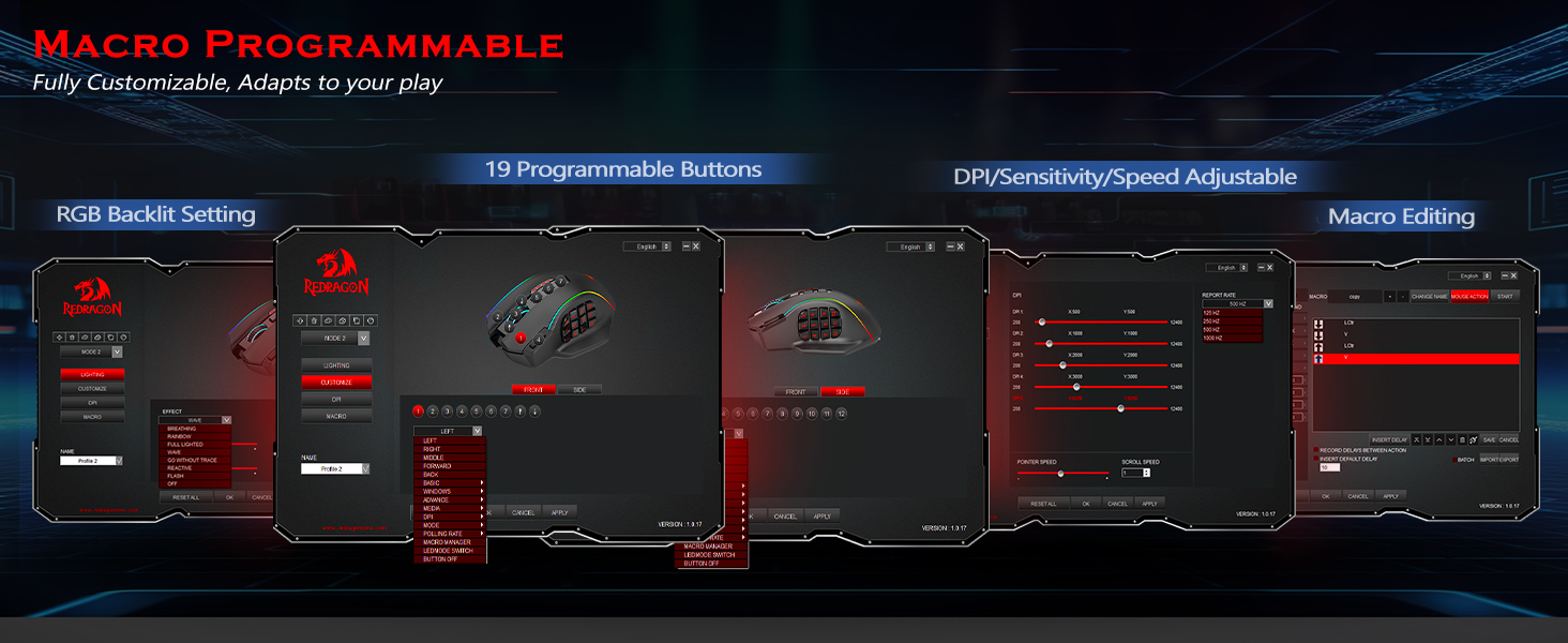 wired gaming mouse