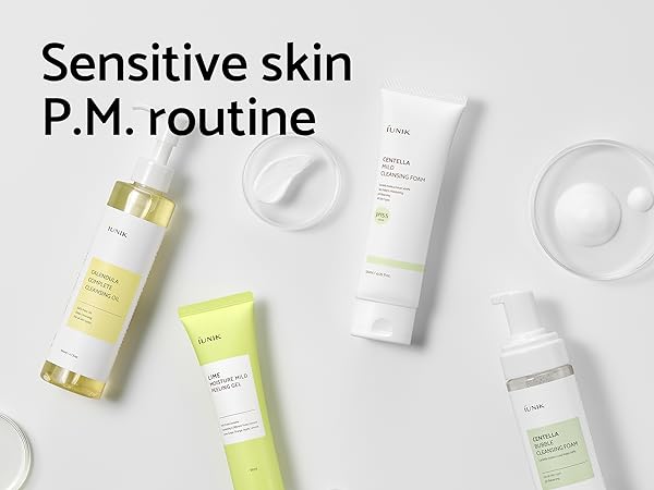 PM Night Korean Skincare Routine Double Cleansing Oil Cleanser SPF Makeup Blackheads Dewy Hydrated
