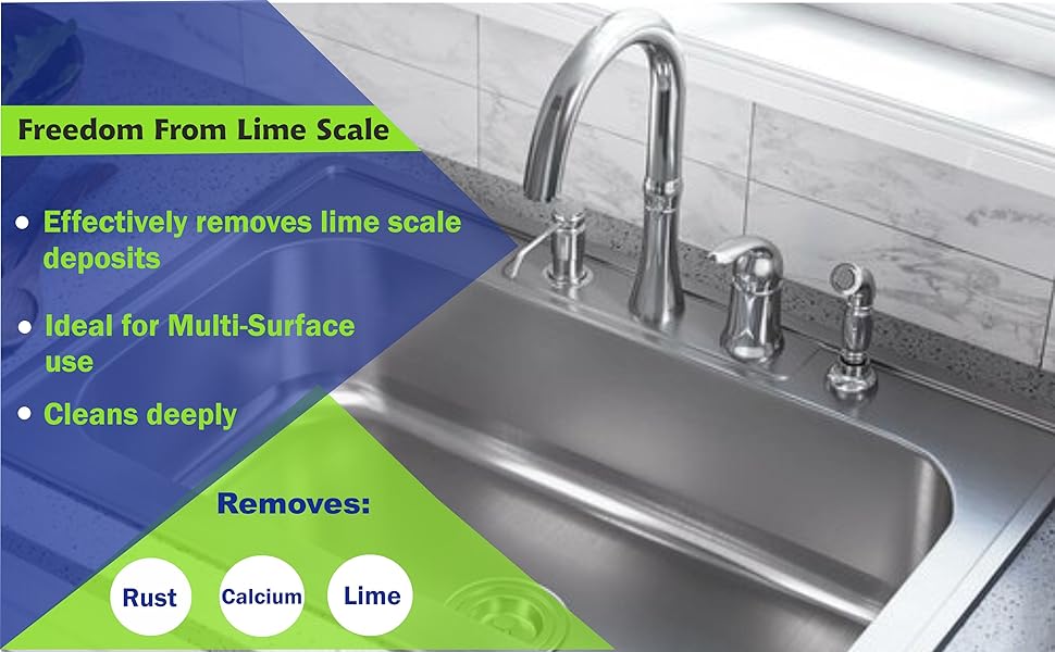 URBA Lime Scale and Rust Remover 500 ML Ready to Spray Professional