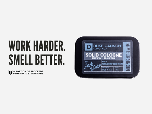 duke cannon men man mens solid cologne smell scent 