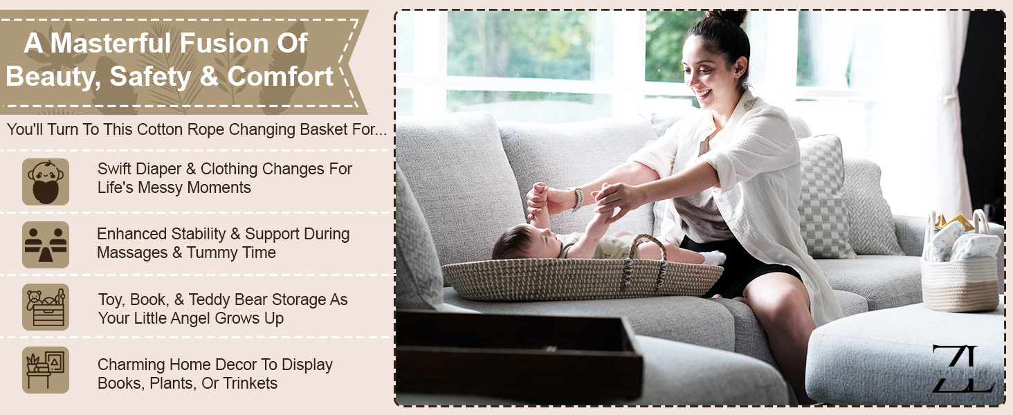 moses basket bassinet diaper caddy basket diaper basket changing basket for baby dresser