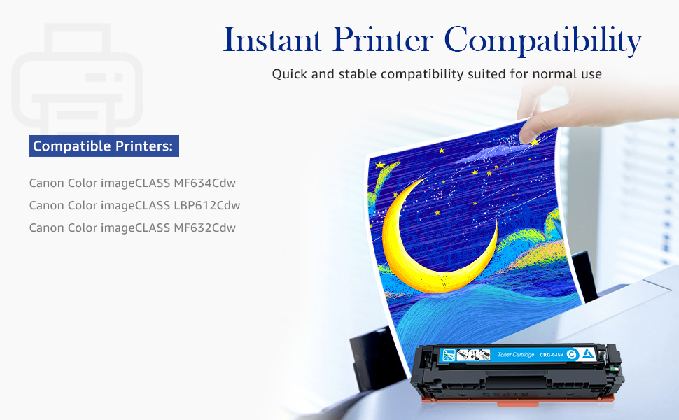 STAROVER Compatible Toner Cartridges Replacement for Canon 045 045H