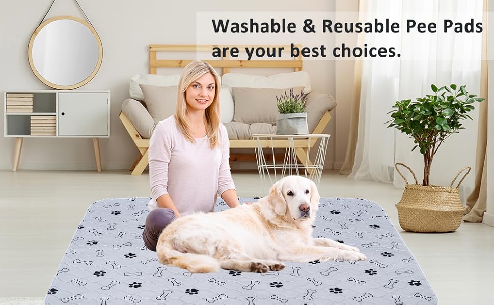 Paw Jamboree Washable Puppy Pads Extra Large Dog Training Pads Dog Pads