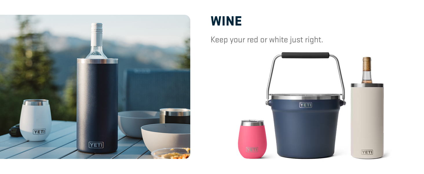 Keep your reds or whites just right with our wine chiller.