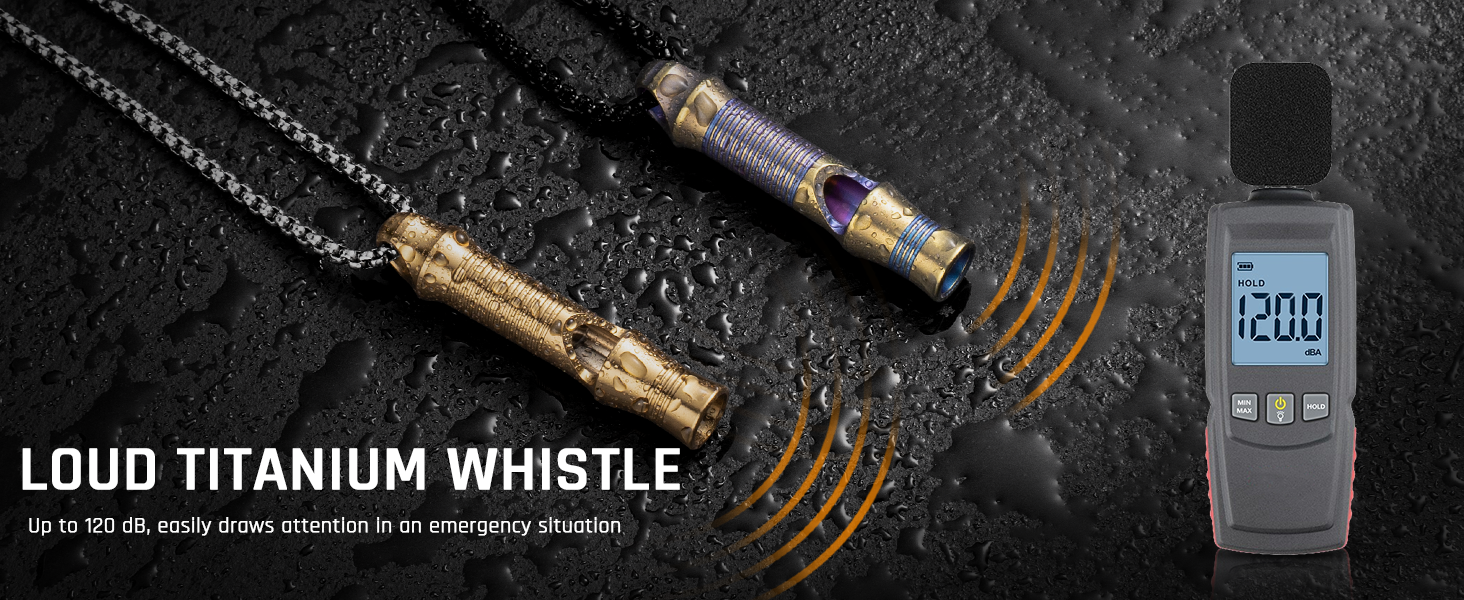 Titanium Emergency Whistle