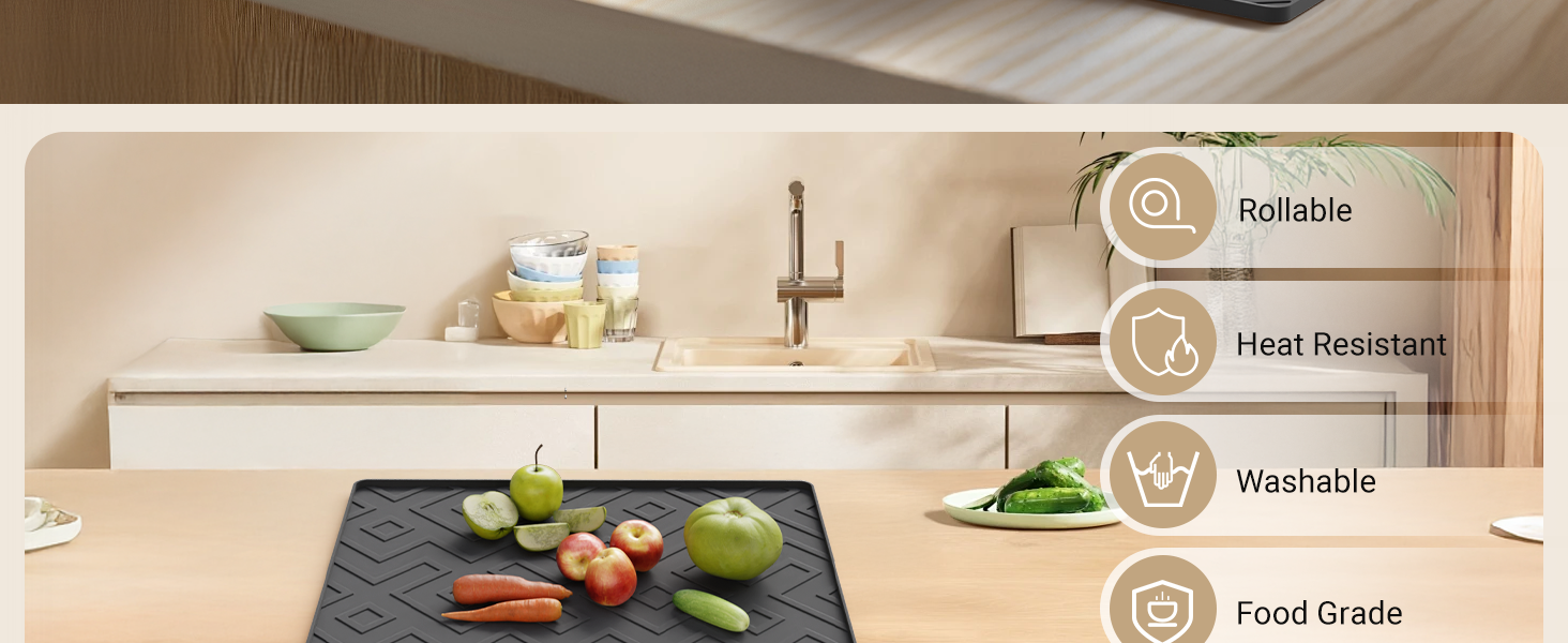 heat resistant mats for countertop