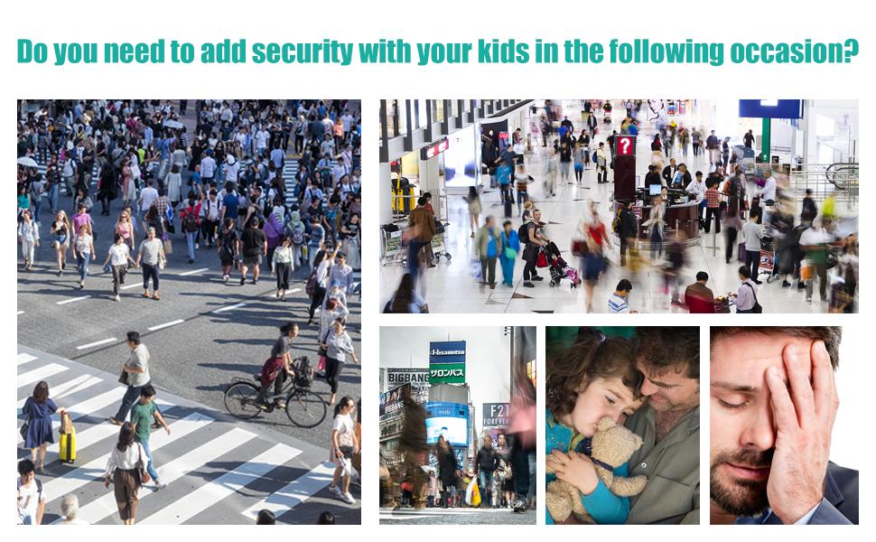 Do you need to add security with your kids in crowd occasion?