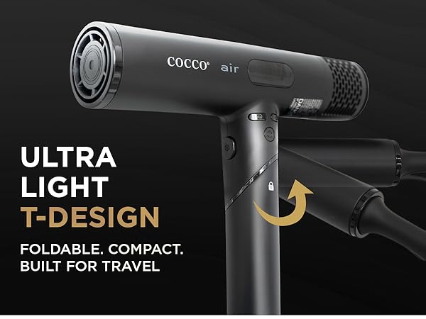 Amazon.com : COCCO Air Electric Hairdryer, Ionic Generator