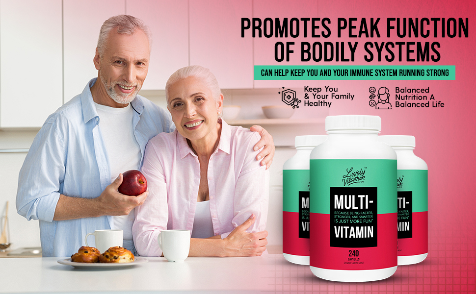 LIVELY VITAMIN CO. Multivitamin 37 Vitamins Minerals and