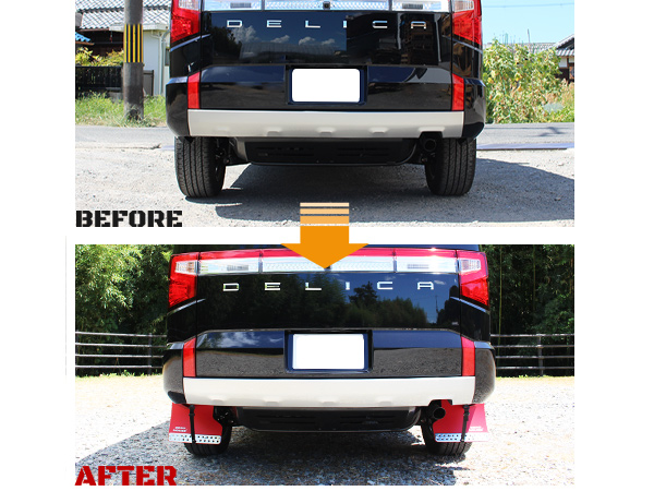 Amazon | 【ZERO HOUSE】三菱用 デリカ D:5 マッドガード