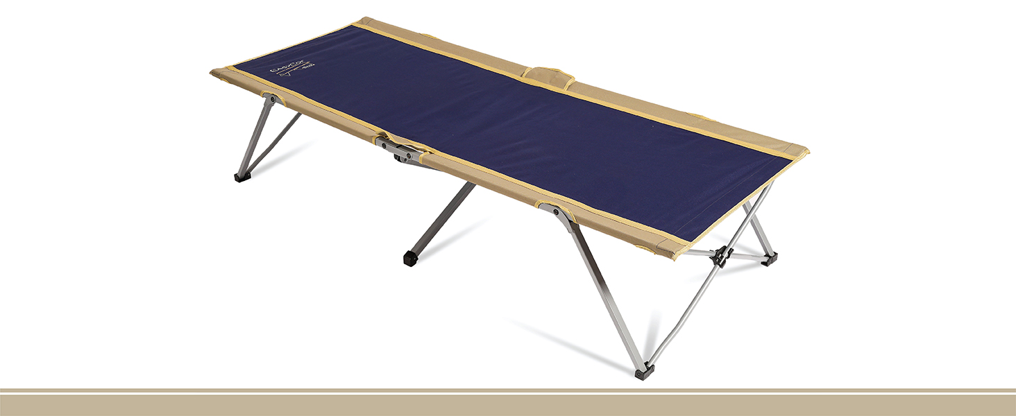BYER OF MAINE Maine Heritage Cot, Folding Camping Cot, 375 lbs Capacity Sports