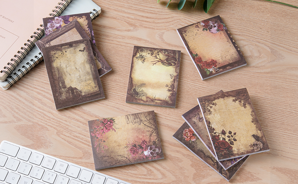 gothic sticky notes