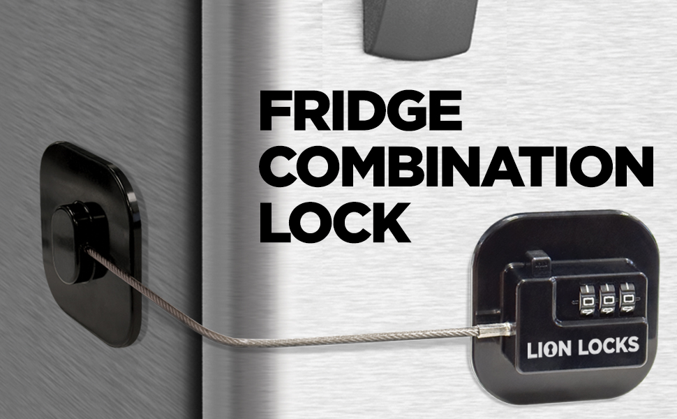 Refrigerator Lock Combination, Fridge Locks for Adults, (2 Pack) Refrigerator Locks
