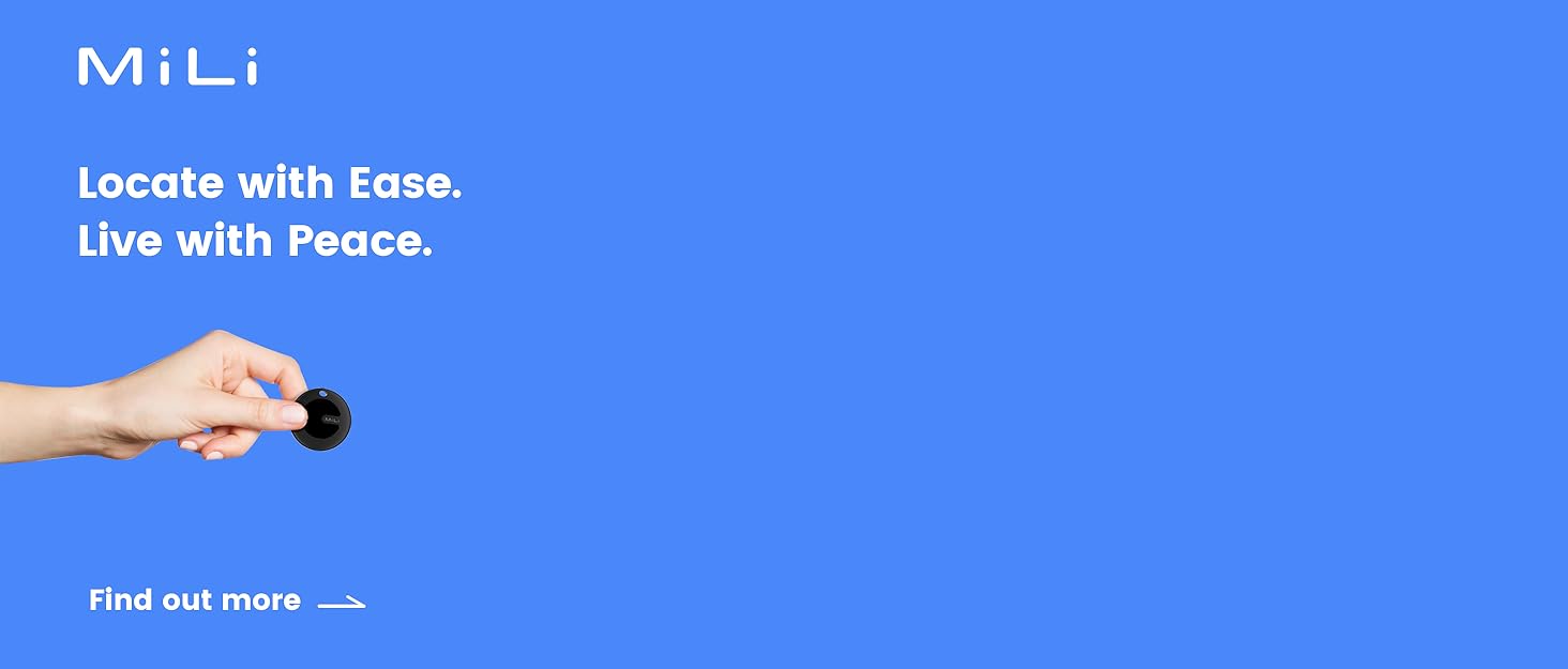 MiLi Mitag Luggage Tracker item finder key fidner airtag 2 pack