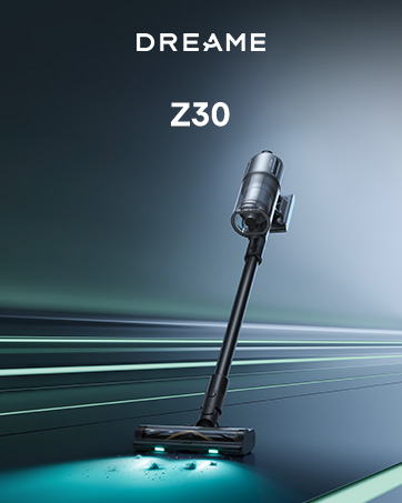 Professionelles schwarzes Mikrofon mit den Brandings „DREAME“ und „Z30“ vor dunklem Hintergrund mit dramatischer Beleuchtung und reflektierender Oberfläche.