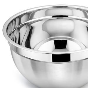 mixing salad bowl with lid stainless steel Nesting set for baking and servers large metal 