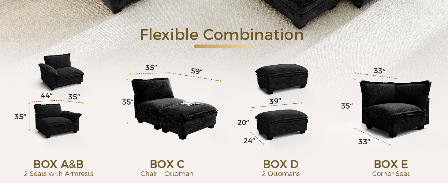  KKL Modular Sectional Sofa2