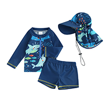 Baby Boy 3Pcs Rash Guard Swimsuits