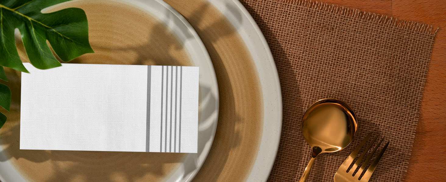 decorative disposable dinner napkins