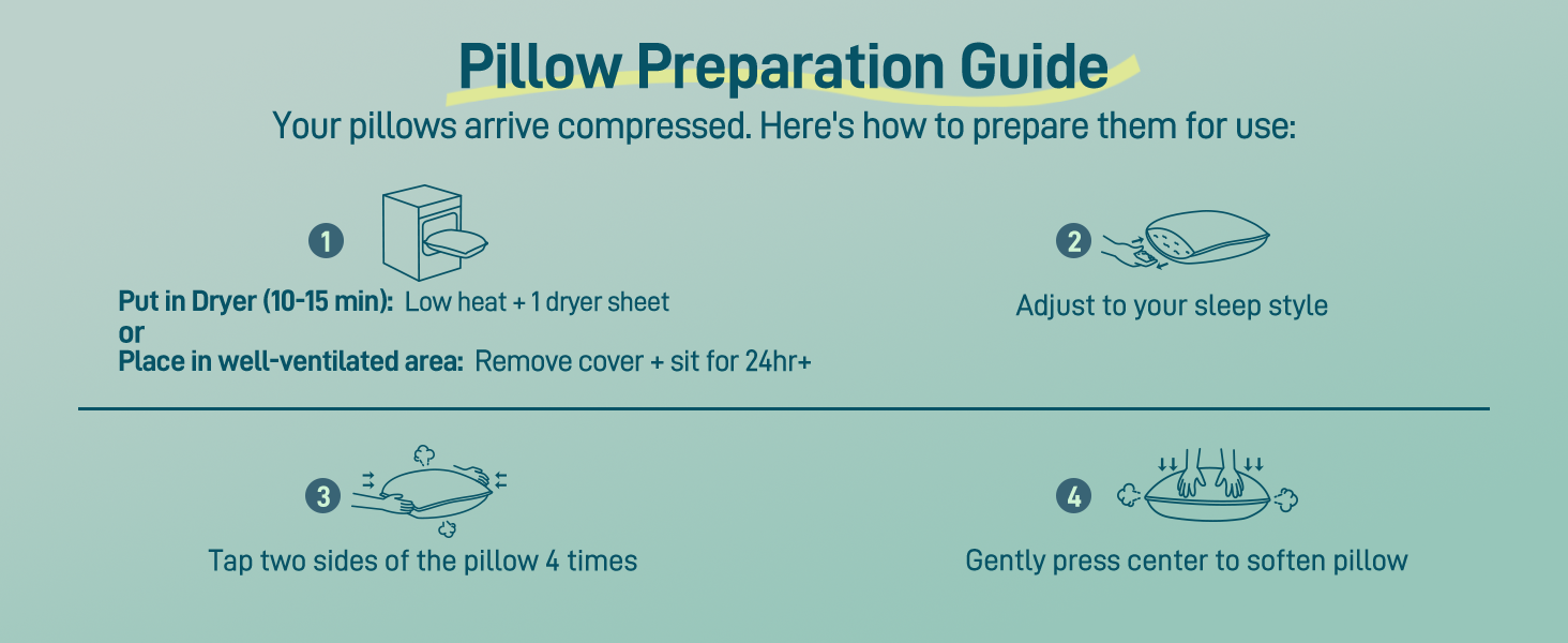 Pillow Preparation Guide