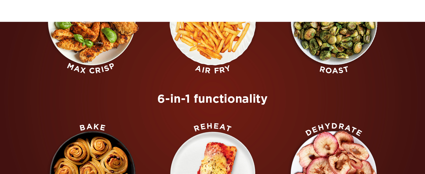 6-in-1 Functionality