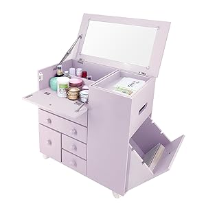 コスメワゴン キャスター付き 鏡台 化粧台 メイクボックス ドレッサー　ニトリ ニトリネット【公式】 家具・インテリア通販