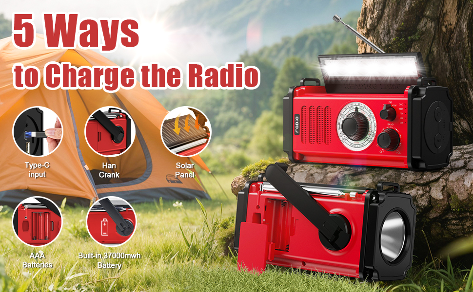 emergency crank radio