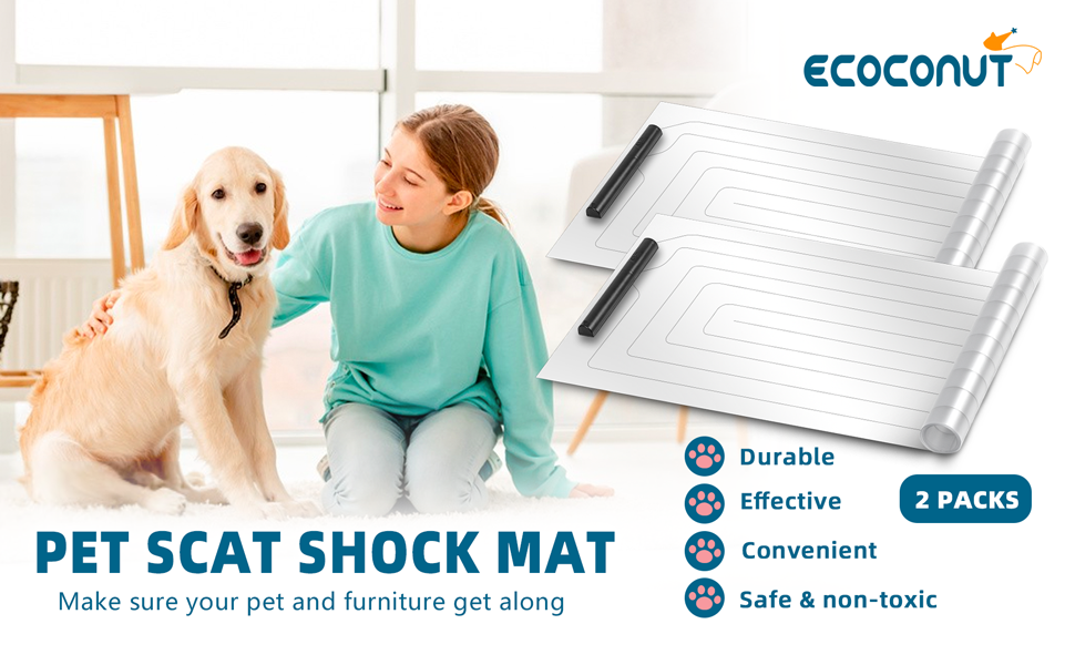 Scat Shock Mat for Cats Indoor, Scat Shock Mats for Dogs