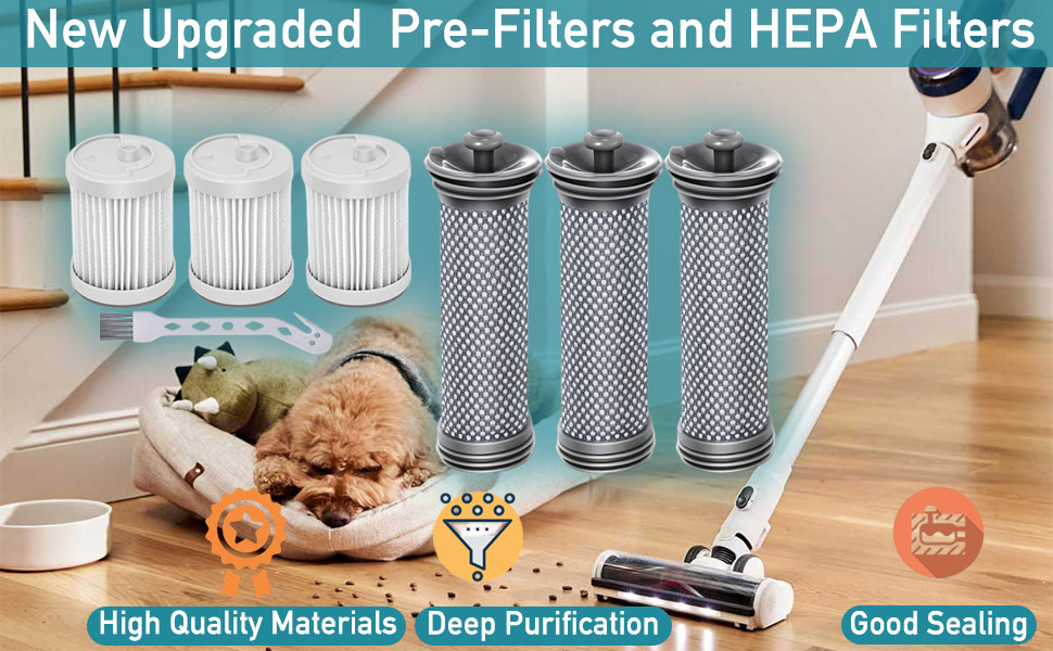 Filter Replacement for Tineco A10/A11 Hero, A10/A11 Master