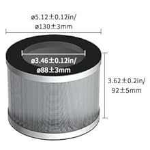 Replacement filter for air purifier 